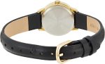 Timex Women's T20433 "Easy Reader" Gold-Tone and Black Leather Watch - Image 2